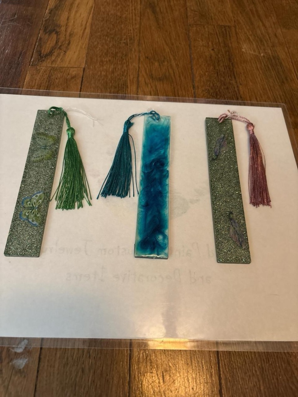 Mystery picked: Hand Painted Custom Resin Bookmarks